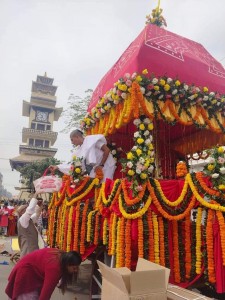 वीरगंजमा पहिलो पटक निकालियो जगन्नाथ रथ यात्रा