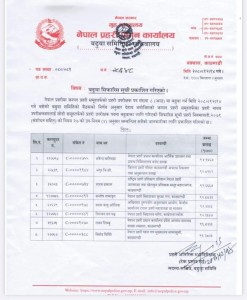 आठ जना डीएसपी एसपीमा बढुवाका लागि सिफारिस 