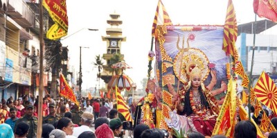 असार २३ गते वीरगञ्जमा गहवामाईको दोस्रो रथयात्रा निकालिने